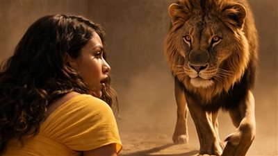 قام الزوج بإلقاء زوجته في قفص الأسود، على أمل التخلص منها والحصول على ميراثها، لكن ما فعله الحيوان صدم كل من شاهد ذلك