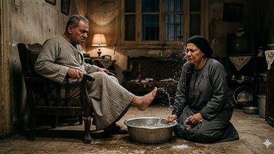 ​أول ما رفعت عيني من تحت رِجل جوزى كان لسه بيشتمني