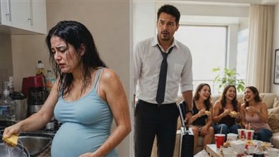 رجعت من شغلي لقيت مراتي الحامل