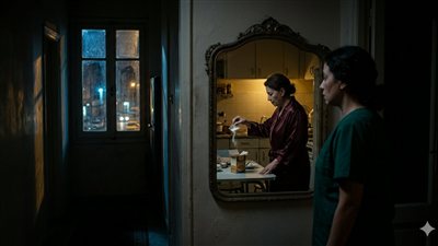 ​الساعة 1:07 صباحاً، شوفت حماتي وهي بتحط مادة بيضا في الشوربة بتاعتي من ورايا