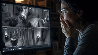 لما بدأت ألاحظ حاجات بتختفي من بيت أمي المريضة، ركبت كاميرات سرية… واللي شوفته صدمني لان حقيقة الي اكتشفتها قادتني  لاقرب الناس