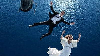 دفع الزوج زوجته الحامل 