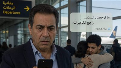 رحت اوصل ابني المطار لقيت الشغاله