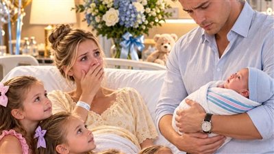 خلفت ابنى بعد اربع بنات
