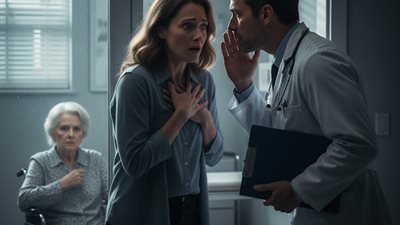 بعد عشر سنوات من رعايتي لحماتي المقعدة على كرسي متحرك، همس لي الطبيب: «لا تعيديها إلى المنزل… اذهبي إلى الشرطة. هناك من يورّطك.»