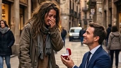 لما ابن الأكابر نزل على ركبته وسط وساخة الرصيف وطلب إيد 'شحاتة'.. الكل افتكر إنه اتجنن! بس 